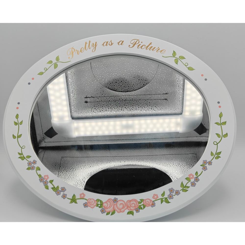 Ashton-Drake Galleries‎ Wood Framed Mirror Pretty As A Picture 13”x11”